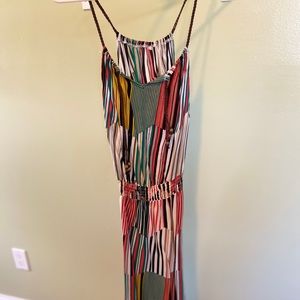 Multi-colored Petite Small flowy dress